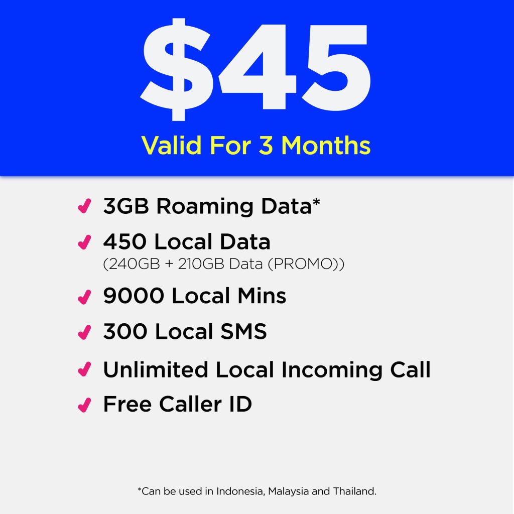 sim only plan data roaming